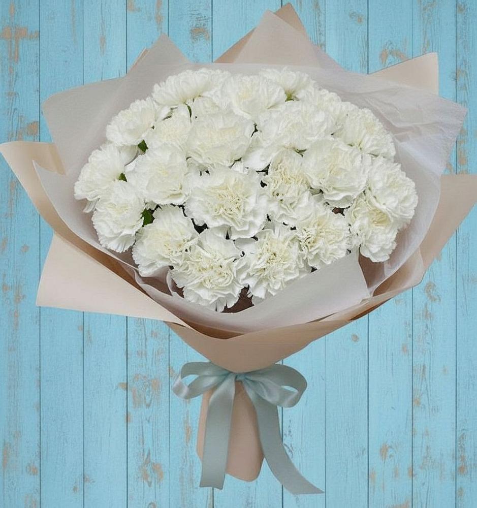 Букет цветов из: Гвоздики в Каз