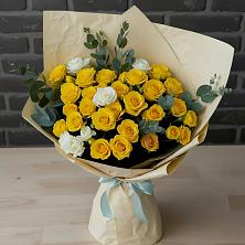 Букет цветов из:  Розы в Каз