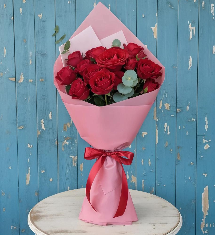 Букет цветов из: Розы в Каз