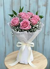 Букет цветов из:  Розы в Каз