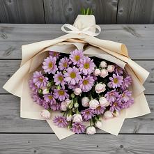 Букет цветов из:  Розы и Хризантемы в Каз