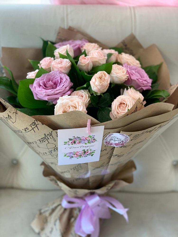 Букет цветов из: Розы в Каз