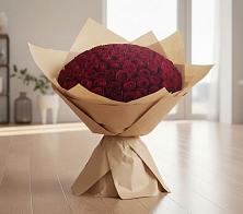 Букет 101 Красная роза #REPLACE_PRED# Каз