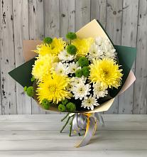 Букет цветов из:  Хризантемы в Каз
