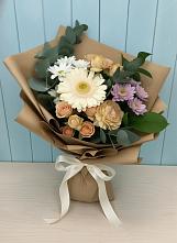 Букет цветов из:  Герберы и Хризантемы в Каз