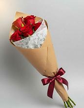 Букет цветов из:  Розы в Каз