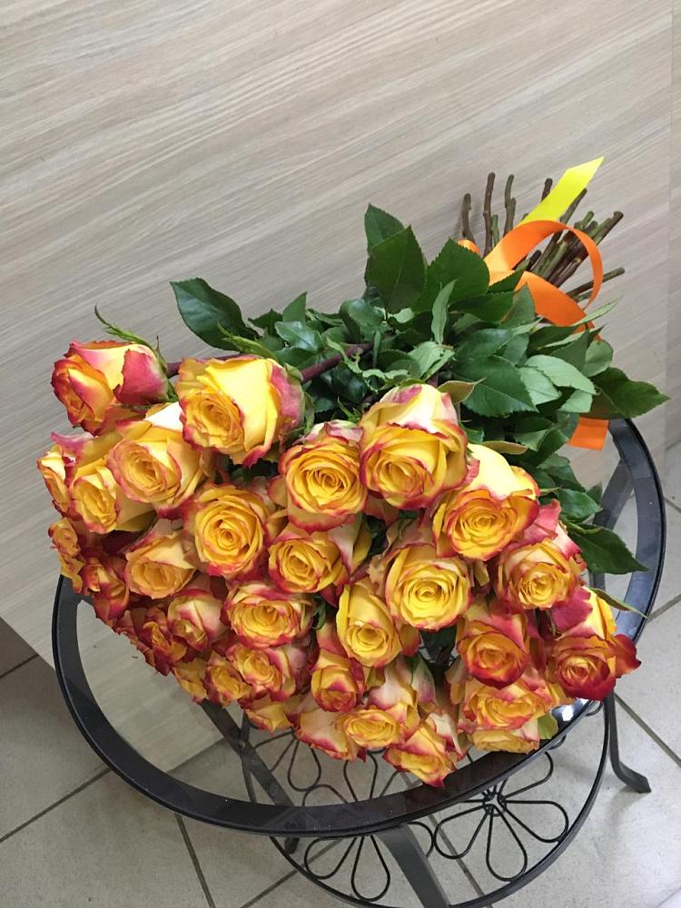 Букет Желтые розы в Каз