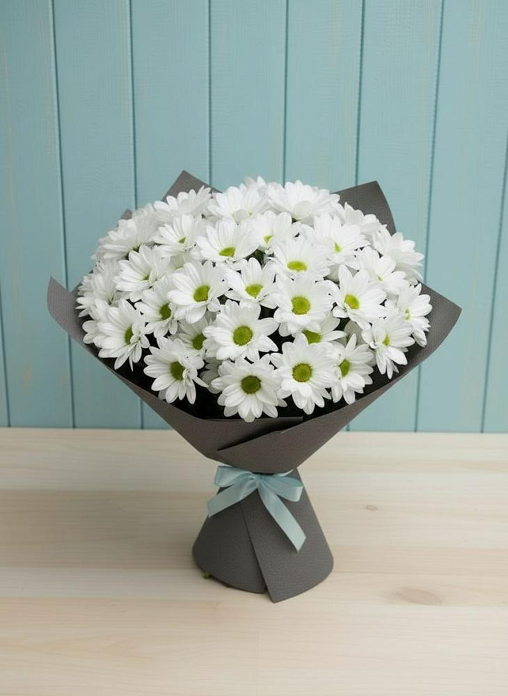 Букет цветов из: Хризантемы в Каз