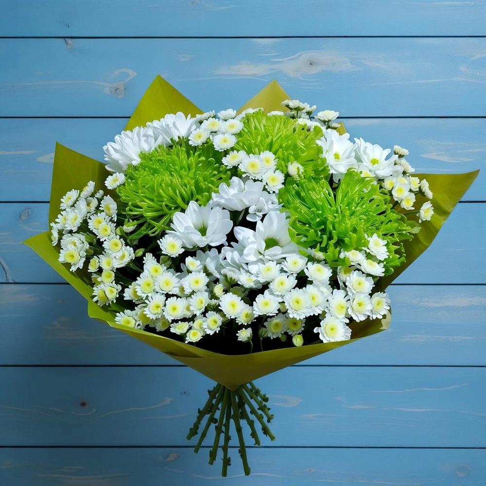 Букет цветов из: Хризантемы в Каз