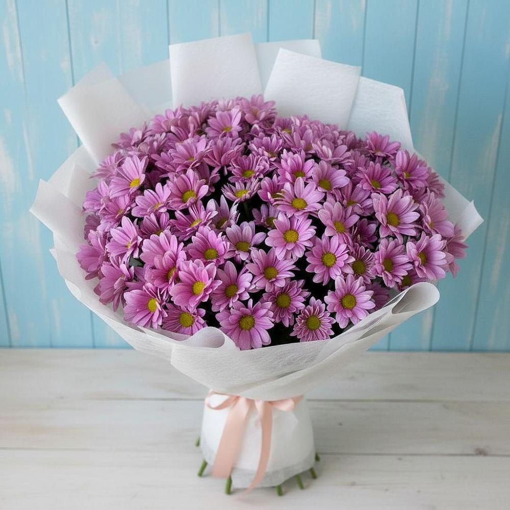 Букет цветов из: Хризантемы в Каз