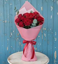 Букет цветов из:  Розы в Каз