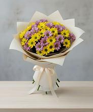 Букет цветов из:  Хризантемы в Каз