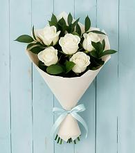 Букет цветов из:  Розы в Каз