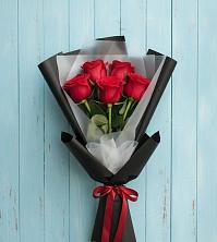 Букет цветов из:  Розы в Каз