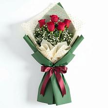 Букет цветов из:  Розы в Каз