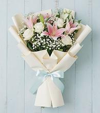 Букет цветов из:  Лилии #REPLACE_PRED# Каз