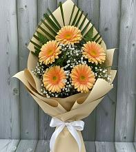 Букет цветов из:  Герберы в Каз